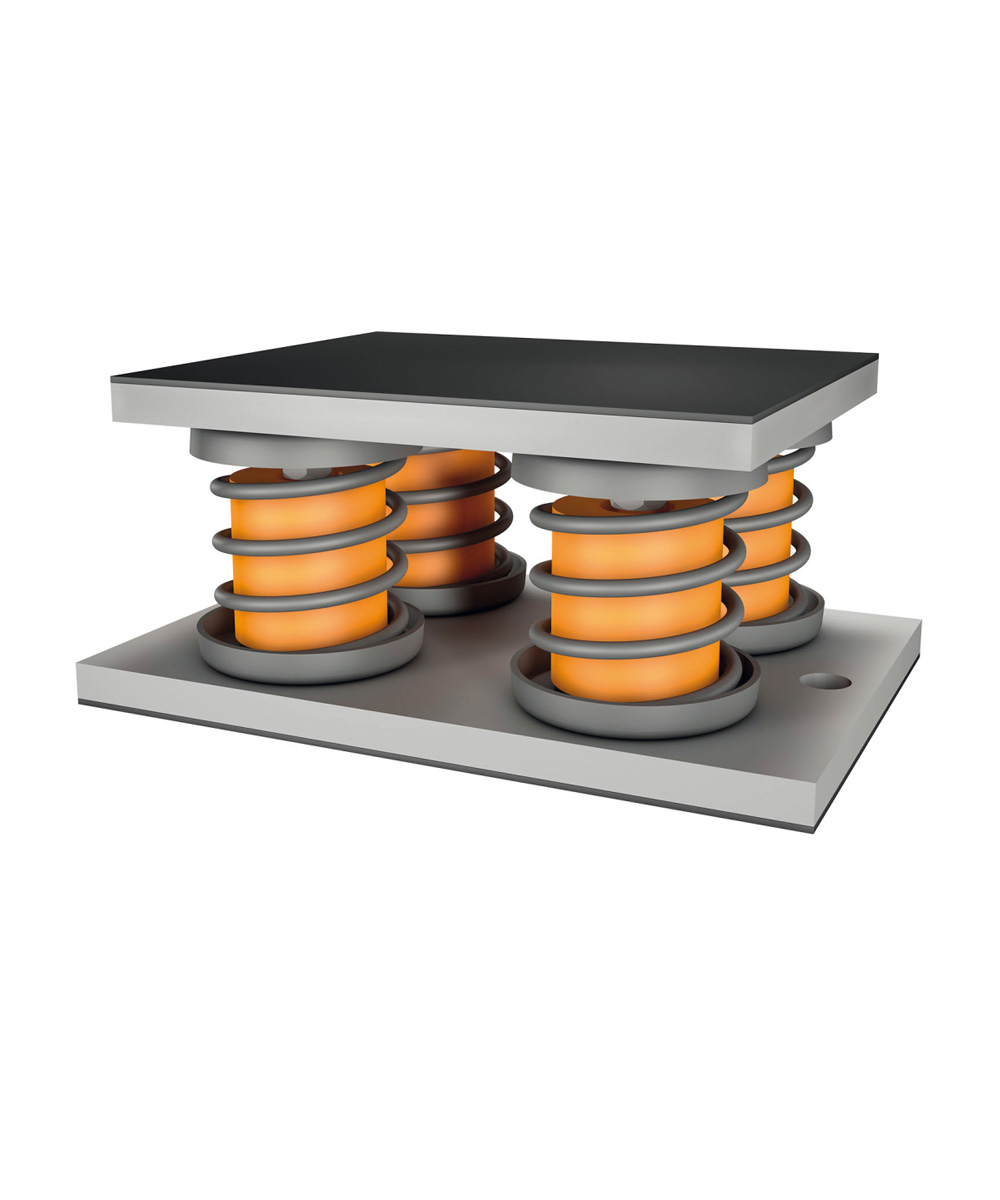 Isotop DMSN BL steel springs with dampers