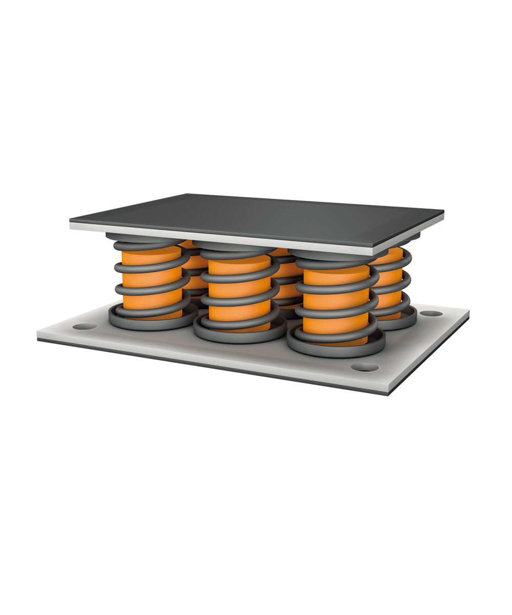 Isotop DMSN BL-6 steel springs with dampers