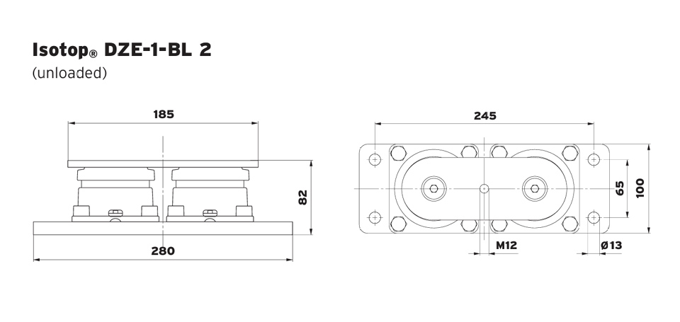 Isotop DZE-1-BL 2 diagram