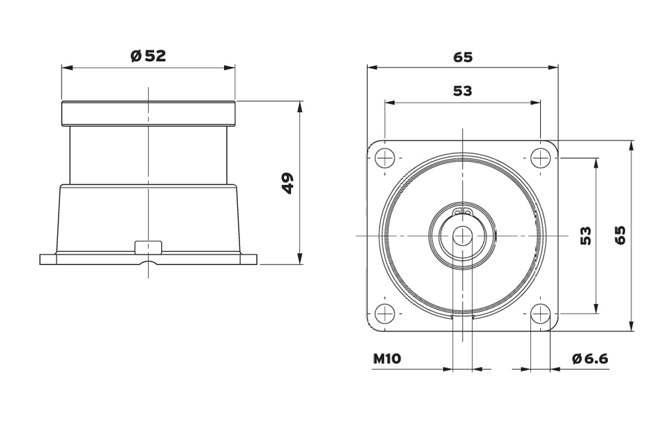 Isotop DZE Mini pressure-tension elements diagram