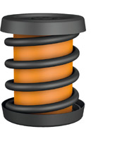 Isotop DSD KTL (CDC) Steel Springs with Damper
