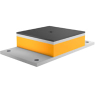 Isotop SE Pro + FP (with pre-mounted base plate) Sandwich vibration damping pad