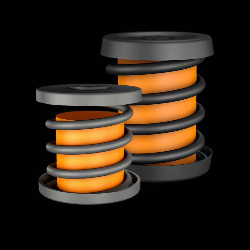 Isotop Steel Springs with Dampers