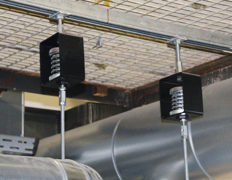 Isotop spring isolators efficient vibration isolation