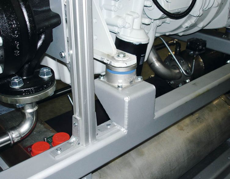 Isotop spring isolators efficient vibration isolation