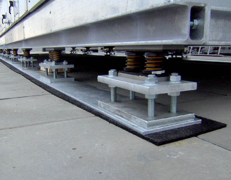 Isotop spring isolators efficient vibration isolation
